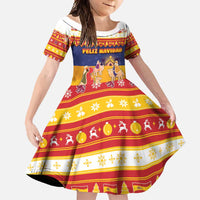 Spain Christmas Family Matching Mermaid Dress and Hawaiian Shirt Los Reyes Magos - Wonder Print Shop