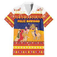 Spain Christmas Family Matching Mermaid Dress and Hawaiian Shirt Los Reyes Magos - Wonder Print Shop