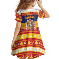 Spain Christmas Family Matching Off Shoulder Maxi Dress and Hawaiian Shirt Los Reyes Magos - Wonder Print Shop