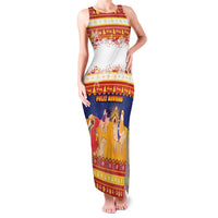 Spain Christmas Family Matching Tank Maxi Dress and Hawaiian Shirt Los Reyes Magos - Wonder Print Shop