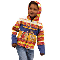 Spain Christmas Kid Hoodie Los Reyes Magos - Wonder Print Shop