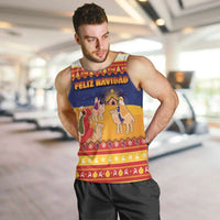Spain Christmas Men Tank Top Los Reyes Magos - Wonder Print Shop