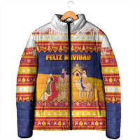 Spain Christmas Padded Jacket Los Reyes Magos - Wonder Print Shop