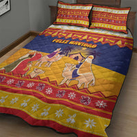 Spain Christmas Quilt Bed Set Los Reyes Magos - Wonder Print Shop