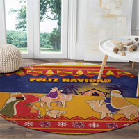 Spain Christmas Round Carpet Los Reyes Magos - Wonder Print Shop