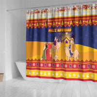 Spain Christmas Shower Curtain Los Reyes Magos - Wonder Print Shop