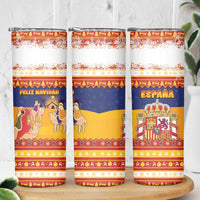 Spain Christmas Skinny Tumbler Los Reyes Magos - Wonder Print Shop