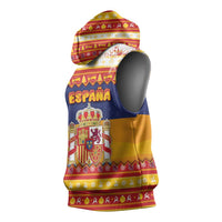 Spain Christmas Sleeveless Hoodie Los Reyes Magos - Wonder Print Shop