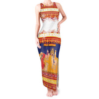Spain Christmas Tank Maxi Dress Los Reyes Magos - Wonder Print Shop