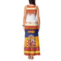 Spain Christmas Tank Maxi Dress Los Reyes Magos - Wonder Print Shop