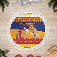 Spain Christmas Tree Skirt Los Reyes Magos - Wonder Print Shop