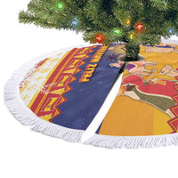 Spain Christmas Tree Skirt Los Reyes Magos - Wonder Print Shop