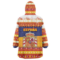 Spain Christmas Wearable Blanket Hoodie Los Reyes Magos - Wonder Print Shop