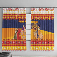 Spain Christmas Window Curtain Los Reyes Magos - Wonder Print Shop