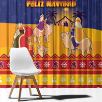Spain Christmas Window Curtain Los Reyes Magos - Wonder Print Shop