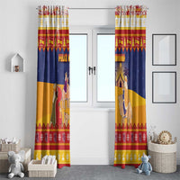 Spain Christmas Window Curtain Los Reyes Magos - Wonder Print Shop