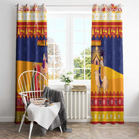 Spain Christmas Window Curtain Los Reyes Magos - Wonder Print Shop