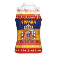 Spain Christmas Women Sleeveless Polo Shirt Los Reyes Magos - Wonder Print Shop
