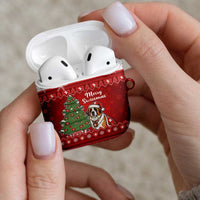 Switzerland Christmas AirPods Case Saint Bernard Merry Swissmas - Wonder Print Shop