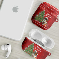 Switzerland Christmas AirPods Case Saint Bernard Merry Swissmas - Wonder Print Shop