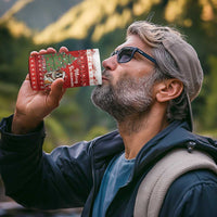 Switzerland Christmas 4 in 1 Can Cooler Tumbler Saint Bernard Merry Swissmas - Wonder Print Shop