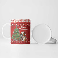 Switzerland Christmas Ceramic Mug Saint Bernard Merry Swissmas - Wonder Print Shop