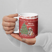 Switzerland Christmas Ceramic Mug Saint Bernard Merry Swissmas - Wonder Print Shop