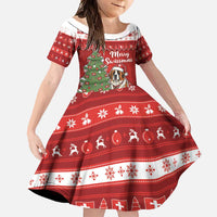 Switzerland Christmas Family Matching Off Shoulder Maxi Dress and Hawaiian Shirt Saint Bernard Merry Swissmas - Wonder Print Shop