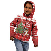 Switzerland Christmas Kid Hoodie Saint Bernard Merry Swissmas - Wonder Print Shop