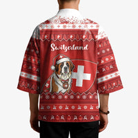 Switzerland Christmas Kimono Saint Bernard Merry Swissmas - Wonder Print Shop