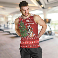 Switzerland Christmas Men Tank Top Saint Bernard Merry Swissmas - Wonder Print Shop