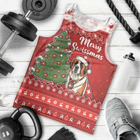 Switzerland Christmas Men Tank Top Saint Bernard Merry Swissmas - Wonder Print Shop