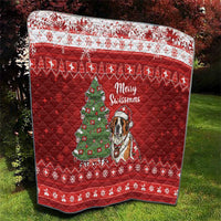 Switzerland Christmas Quilt Saint Bernard Merry Swissmas - Wonder Print Shop