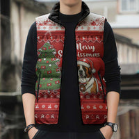 Switzerland Christmas Sleeveless Puffer Jacket Saint Bernard Merry Swissmas - Wonder Print Shop
