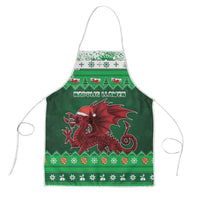Wales Christmas Apron Cymru Dragon Nadolig Llawen - Wonder Print Shop