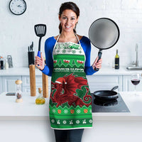 Wales Christmas Apron Cymru Dragon Nadolig Llawen - Wonder Print Shop