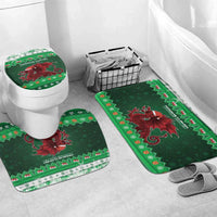 Wales Christmas Bathroom Set Cymru Dragon Nadolig Llawen - Wonder Print Shop