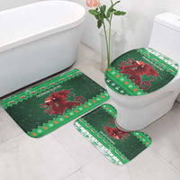 Wales Christmas Bathroom Set Cymru Dragon Nadolig Llawen - Wonder Print Shop