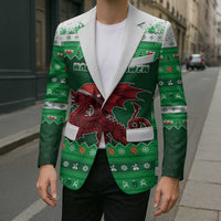 Wales Christmas Blazer Cymru Dragon Nadolig Llawen - Wonder Print Shop