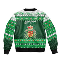 Wales Christmas Bomber Jacket Cymru Dragon Nadolig Llawen - Wonder Print Shop