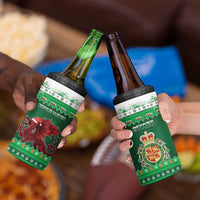 Wales Christmas 4 in 1 Can Cooler Tumbler Cymru Dragon Nadolig Llawen - Wonder Print Shop