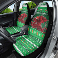 Wales Christmas Car Seat Cover Cymru Dragon Nadolig Llawen - Wonder Print Shop