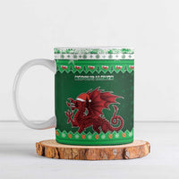 Wales Christmas Ceramic Mug Cymru Dragon Nadolig Llawen - Wonder Print Shop