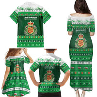 Wales Christmas Family Matching Puletasi and Hawaiian Shirt Cymru Dragon Nadolig Llawen - Wonder Print Shop