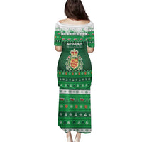 Wales Christmas Family Matching Puletasi and Hawaiian Shirt Cymru Dragon Nadolig Llawen - Wonder Print Shop