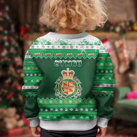 Wales Christmas Kid Ugly Christmas Sweater Cymru Dragon Nadolig Llawen - Wonder Print Shop