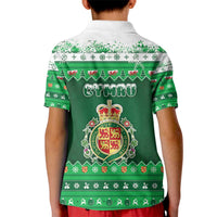 Wales Christmas Kid Polo Shirt Cymru Dragon Nadolig Llawen - Wonder Print Shop