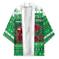 Wales Christmas Kimono Cymru Dragon Nadolig Llawen - Wonder Print Shop
