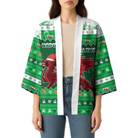 Wales Christmas Kimono Cymru Dragon Nadolig Llawen - Wonder Print Shop