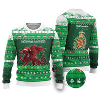 Wales Christmas Ugly Christmas Sweater Cymru Dragon Nadolig Llawen - Wonder Print Shop